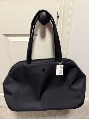 Lululemon Black Travel Tote Bag
